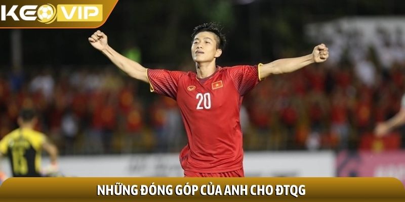 Những đóng góp của anh cho ĐTQG